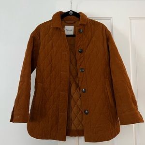 Madewell Quilted Corduroy Walton Shirt-Jacket